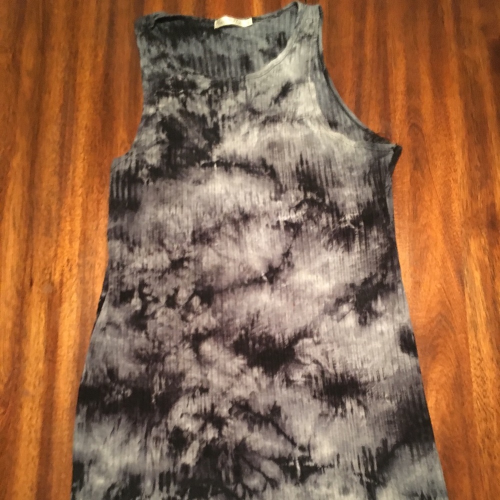 Mid calf tie dye dress